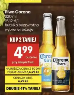 Delikatesy Centrum Piwo Corona Cero 0.0% oferta