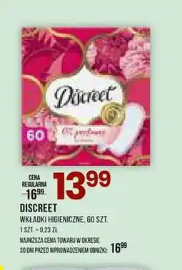Drogerie Natura Wkładki higieniczne Discreet oferta