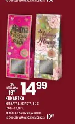 Drogerie Natura Herbata liściasta Kukartka oferta