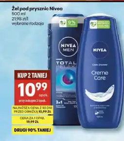 Delikatesy Centrum Żel pod prysznic Nivea Creme Care oferta