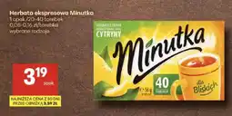 Delikatesy Centrum Herbata ekspresowa Minutka o smaku cytryny oferta