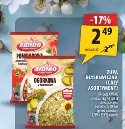 Arhelan Zupa błyskawiczna Amino pomidorowa z kawałkami i natką oferta