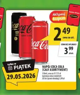 Arhelan Napój Coca-Cola Zero Cukru oferta