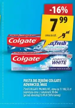 Arhelan Pasta do zębów Colgate Advanced White oferta