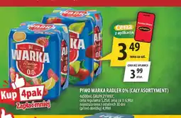 Arhelan Piwo bezalkoholowe Warka Radler 0% 4-pak oferta