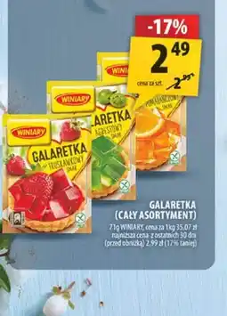 Arhelan Galaretka truskawkowy smak Winiary oferta