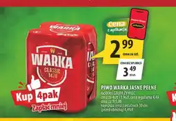 Arhelan Piwo Warka Jasne Pełne 4-pak oferta