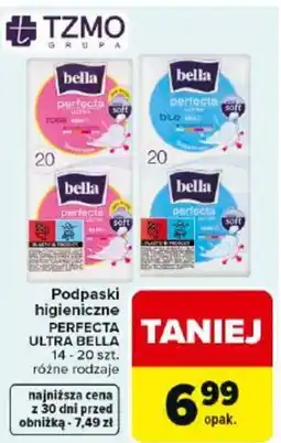 Carrefour Market Bella Podpaski higieniczne perfecta ultra oferta