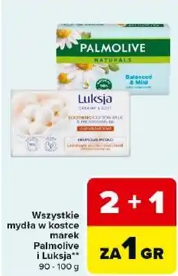 Carrefour Market Palmolive i Luksja mydła w kostce oferta