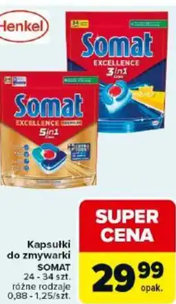 Carrefour Market Somat Kapsułki do zmywarki oferta