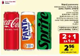 Carrefour Market Coca-Cola, Fanta, Sprite Napój gazowany oferta