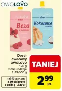 Carrefour Market Owolovo Deser owocowy oferta