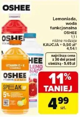Carrefour Market Oshee Lemoniada, woda funkcjonalna oferta