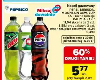 Pepsico Napój gazowany Pepsi, mirinda, mountain dew, 7UP