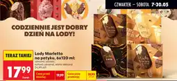 Biedronka Lody Marletto na patyku oferta
