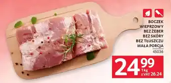Selgros Boczek wieprzowy oferta