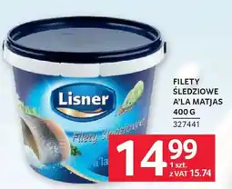 Selgros Lisner Filety śledziowe a'la matjas oferta