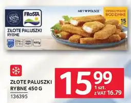 Selgros Frosta złote paluszki rybne oferta