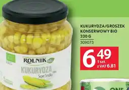 Selgros Rolnik KUKURYDZA/GROSZEK konserwowy BIO oferta