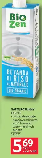 Selgros Bio Zen Napój roślinny ryżowy oferta
