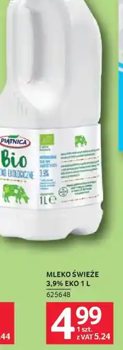 Selgros Piątnica Mleko świeże ekologiczne 3,9% oferta