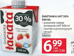 Selgros Łaciata Śmietanka UHT 30% oferta