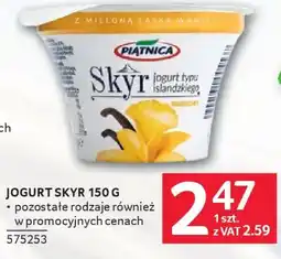 Selgros Piątnica Skyr jogurt typu islandzkiego Waniliowy oferta