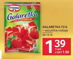 Selgros Dr.Oetker Galaretka oferta