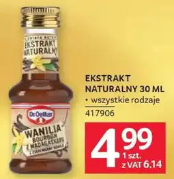 Selgros Dr. Oetker Ekstrakt Naturalny oferta