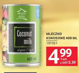 Selgros House of asia Mleczko kokosowe oferta