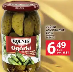 Selgros Rolnik Ogórki konserwowe oferta