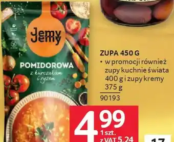 Selgros Jemy Jemy zupa pomidorowa z kurczakiem i ryżem oferta