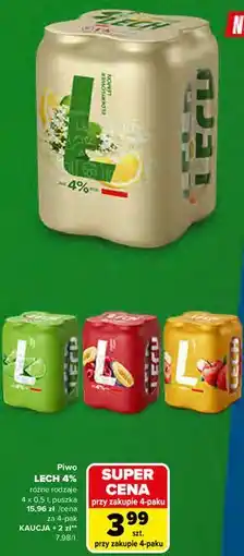 Carrefour Piwo Lech 4% oferta