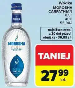 Carrefour Morosha Wódka Carpathian oferta