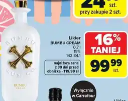 Carrefour Bumbu Likier Bumbu Cream oferta