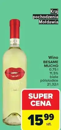 Carrefour Besame Mucho Wino oferta