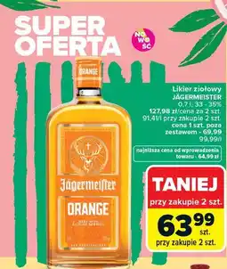Carrefour Jägermeister Likier ziołowy Orange oferta
