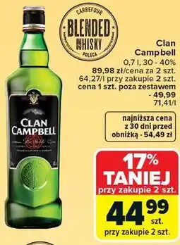 Carrefour Clan Campbell Blended Whisky oferta
