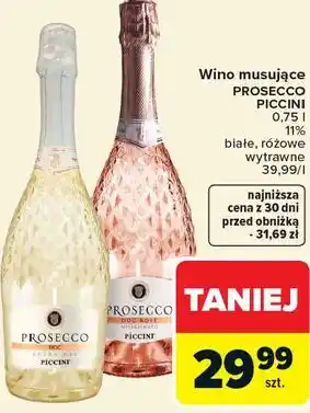 Carrefour Piccini Wino musujące Prosecco oferta
