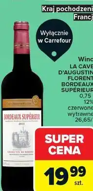 La Cave dAugustin Florent Wino Bordeaux Supérieur