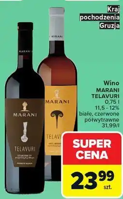 Carrefour Marani Telavuri Wino oferta