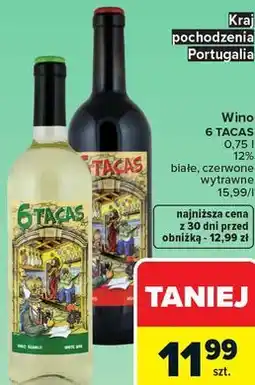 Carrefour 6 Taças Wino oferta