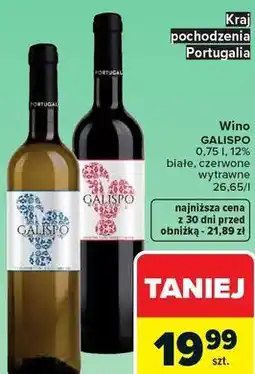 Carrefour Galispo Wino oferta