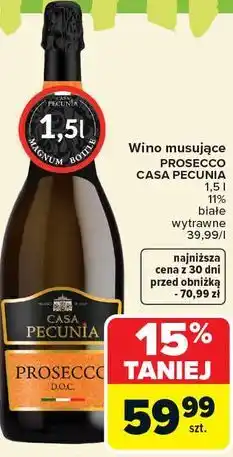 Carrefour Casa Pecunia Wino musujące Prosecco oferta