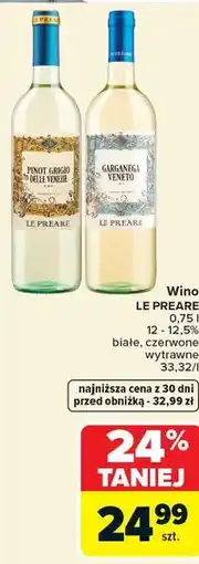Carrefour Le Preare Wino oferta