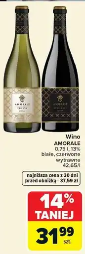 Carrefour Amorale Wino oferta
