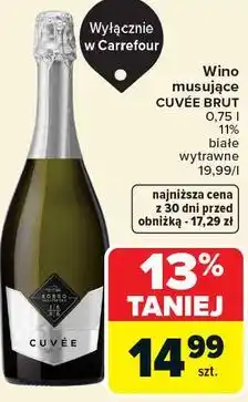 Carrefour Borgo Wino musujące Cuvée Brut oferta