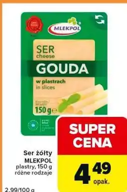 Carrefour Express Ser żółty MLEKPOL oferta