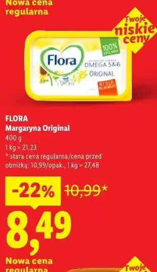 Lidl Margaryna Original Flora oferta