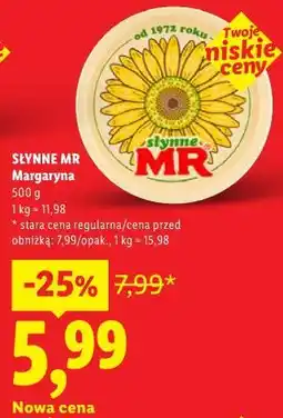 Lidl Margaryna Słynne MR oferta